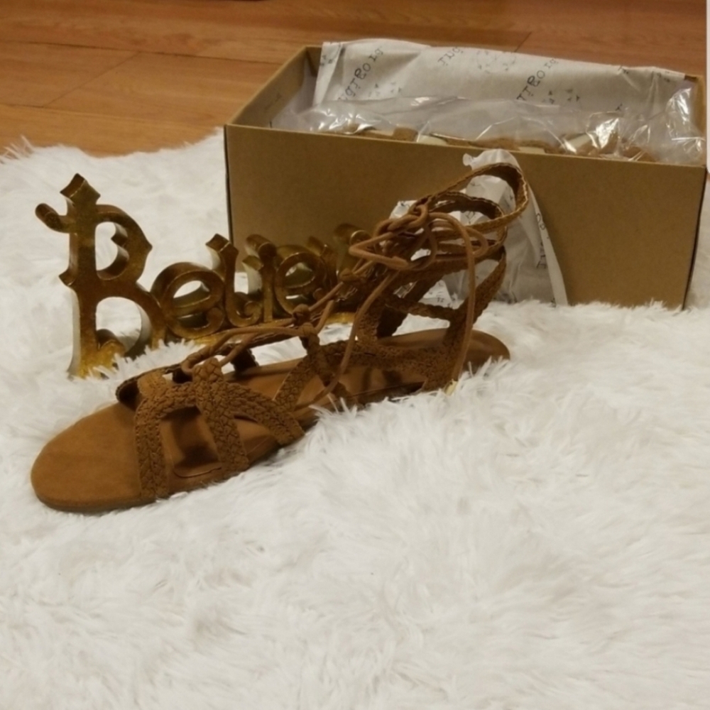 Francesca's Indigo rd. Brown Sandals Sz. 10